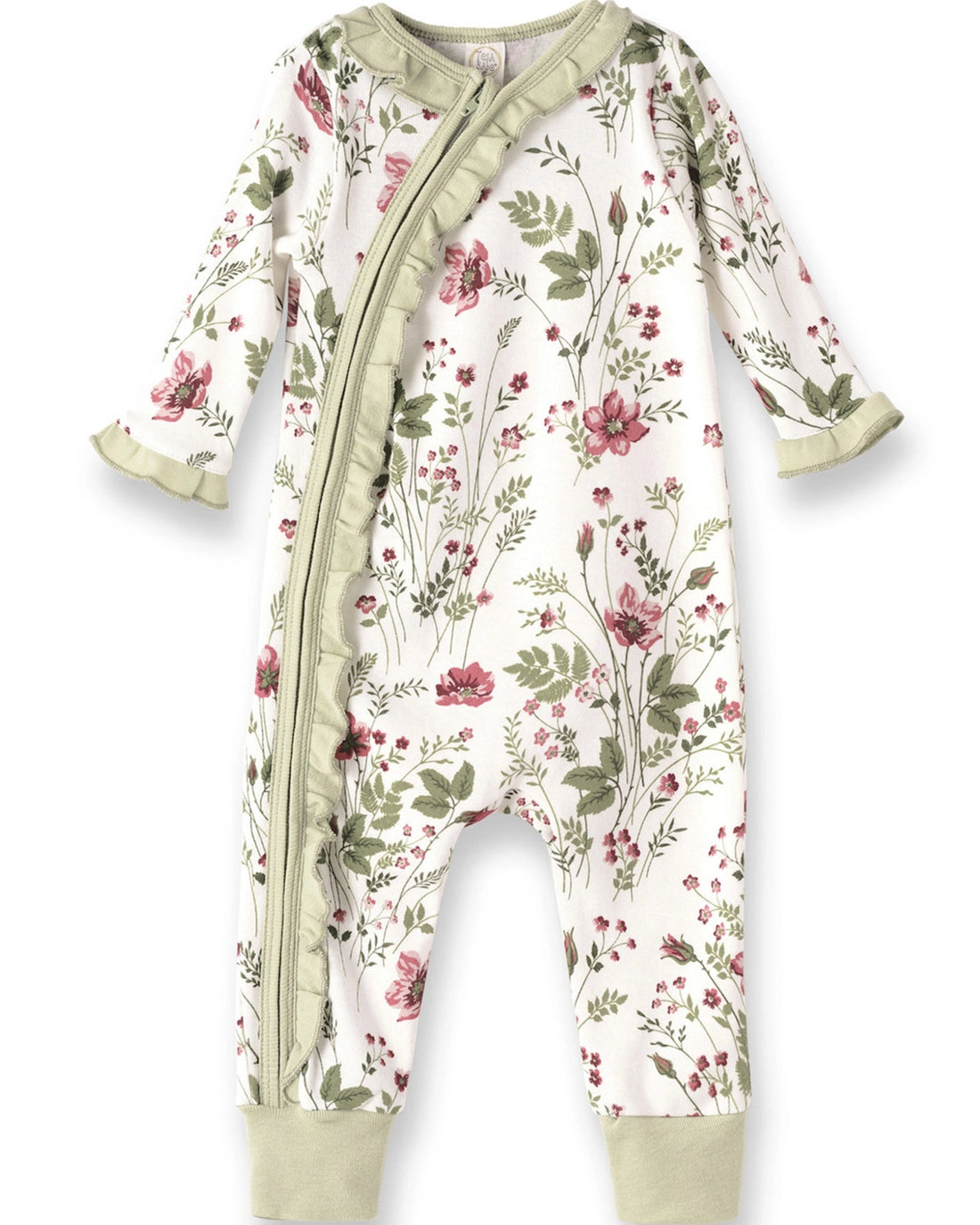 PRETTY PETALS ZIPPER ROMPER