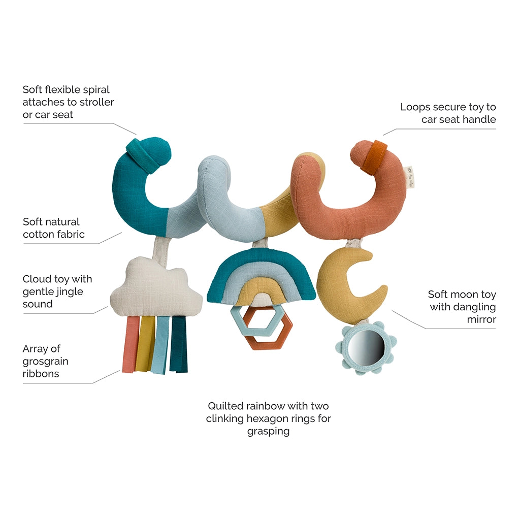 BITZY BESPOKE SPIRAL CAR TOY - RAINBOW