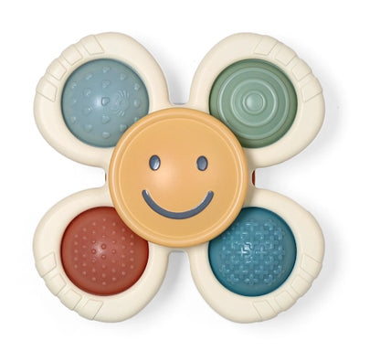 SMILY FACE - POP &amp; WHIRL, BATH + TRAVEL TOY
