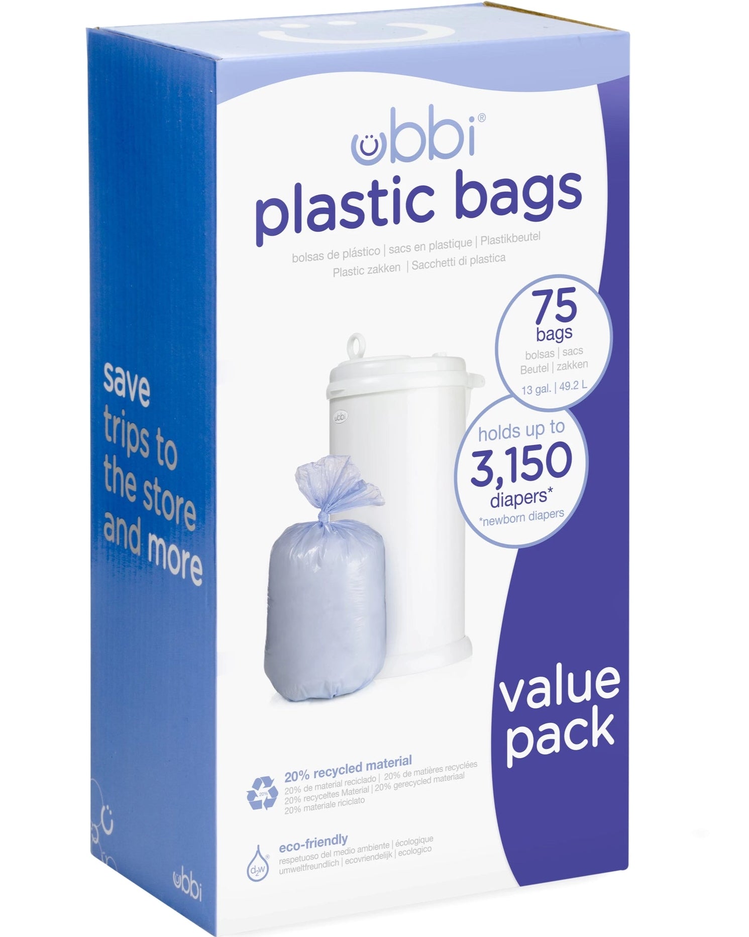 TRIPLE PACK PLATIC BAGS