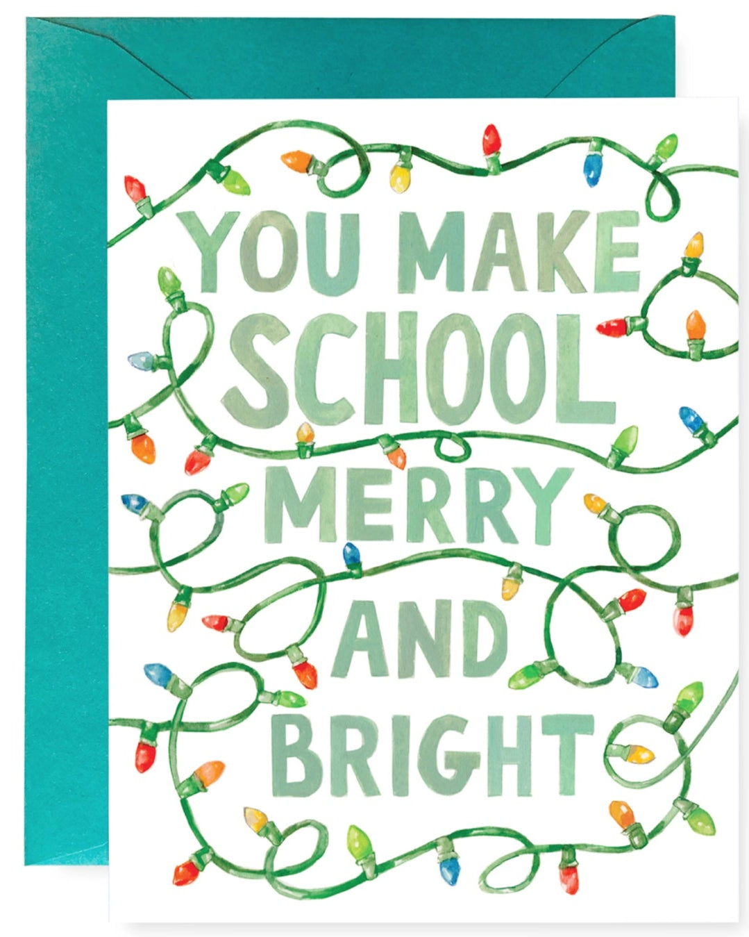 MERRY + BRIGHT SCHOOL - CARD