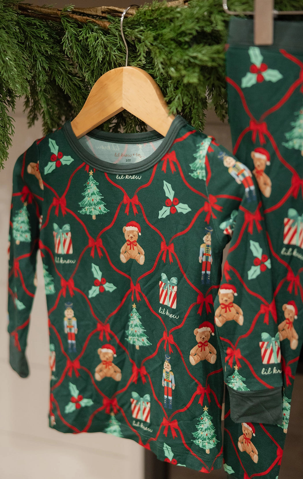 BEAR-Y CHRISTMAS TWO PEICE BAMBOO PAJAMAS