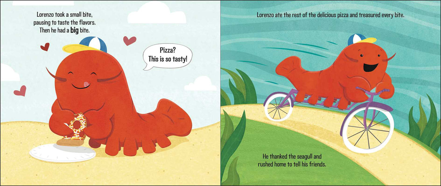 LORENZO, THE PIZZA LOVING LOBSTER - BOOK