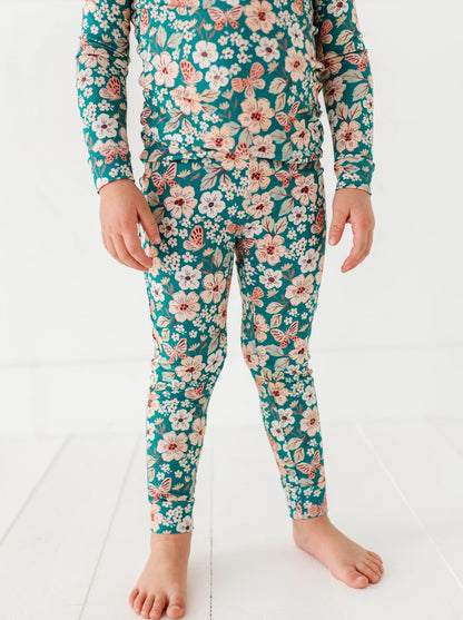 KIDS BAMBOO PAJAMAS - JUNIPER