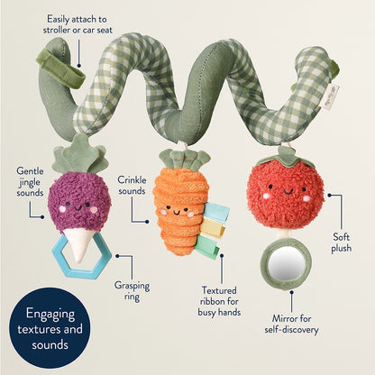 VEGGIE - ITZY BITZY SPIRAL CAR SEAT ACTIVITY