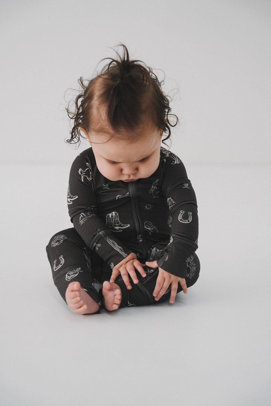 WESTERN ZIPPE ROMPER