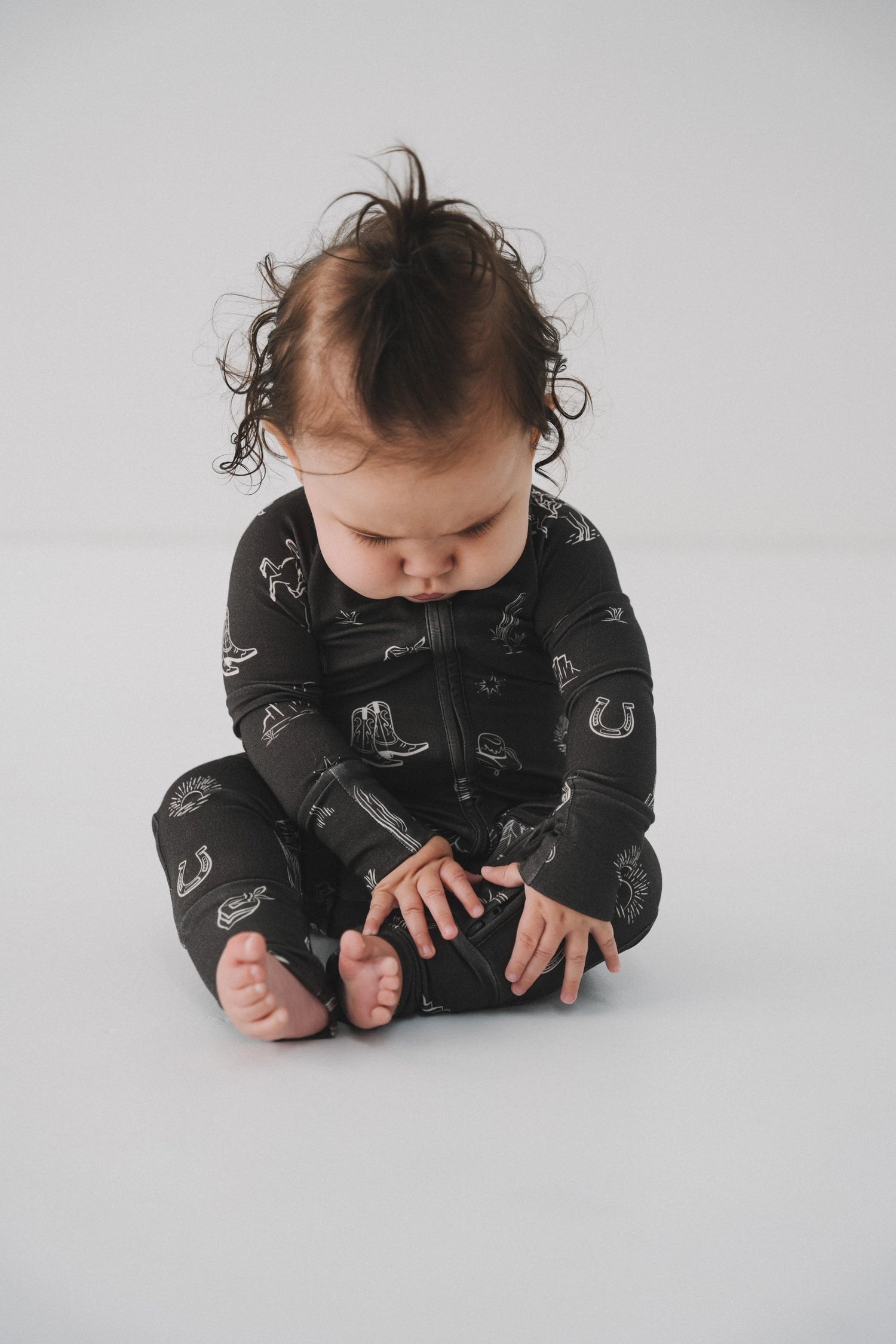 WESTERN ZIPPE ROMPER