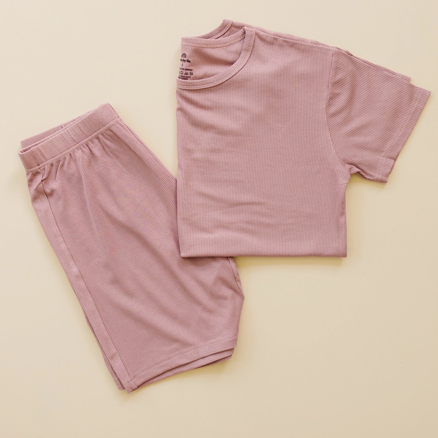 RIBBED BAMBOO PAJAMA SHORTS