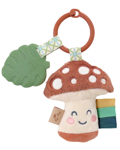 ITZY PAL PLUSH + TEETHER - MUSHROOM