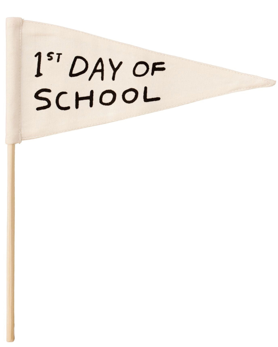 FIRST DAY OF SCHOOL CANVAS PENNANT