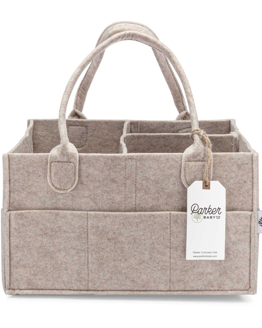 OATMEAL DIAPER CADDY