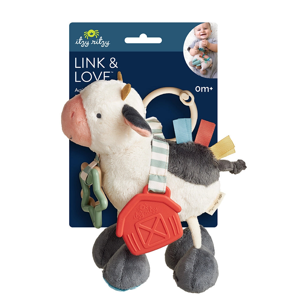 ITZY FRIENDS LINK &amp; LOVE PLUSH - COW