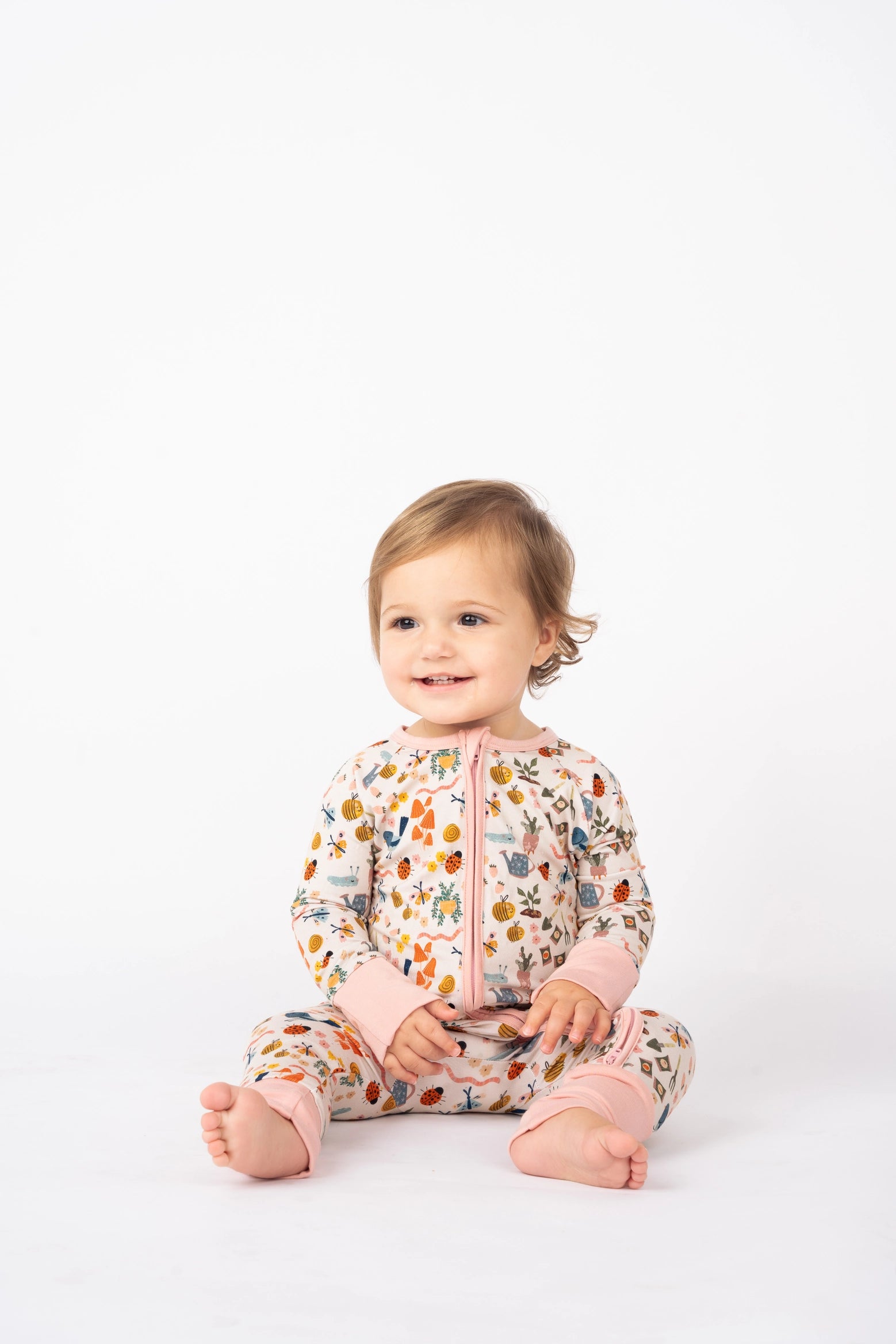 GARDEN FRIENDS BAMBOO ROMPER