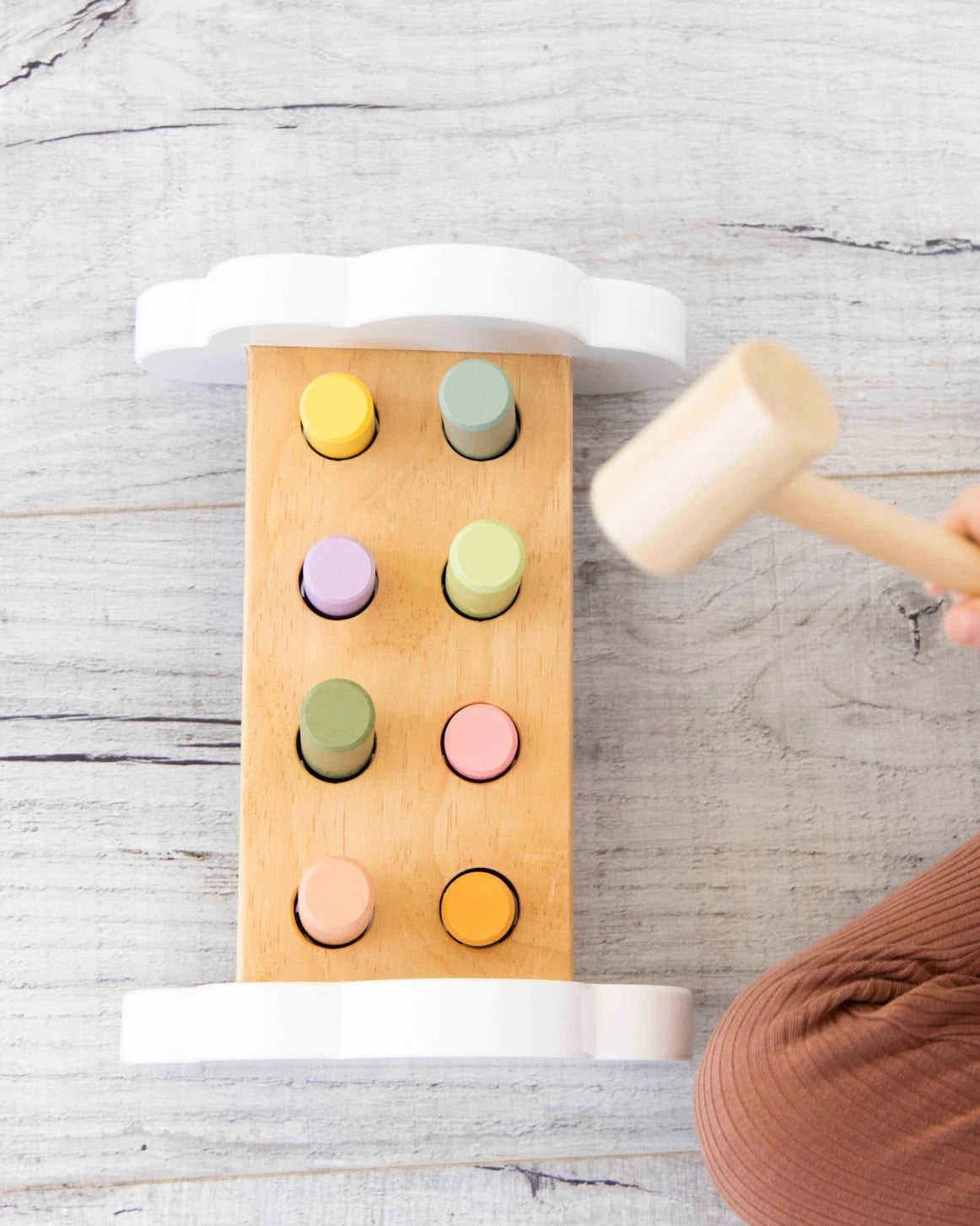 WOODEN HAMMER BENCH TOY