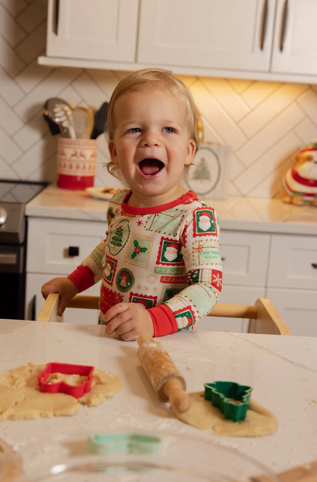 LETTERS TO SANTA TWO PIECE BAMBOO PAJAMAS