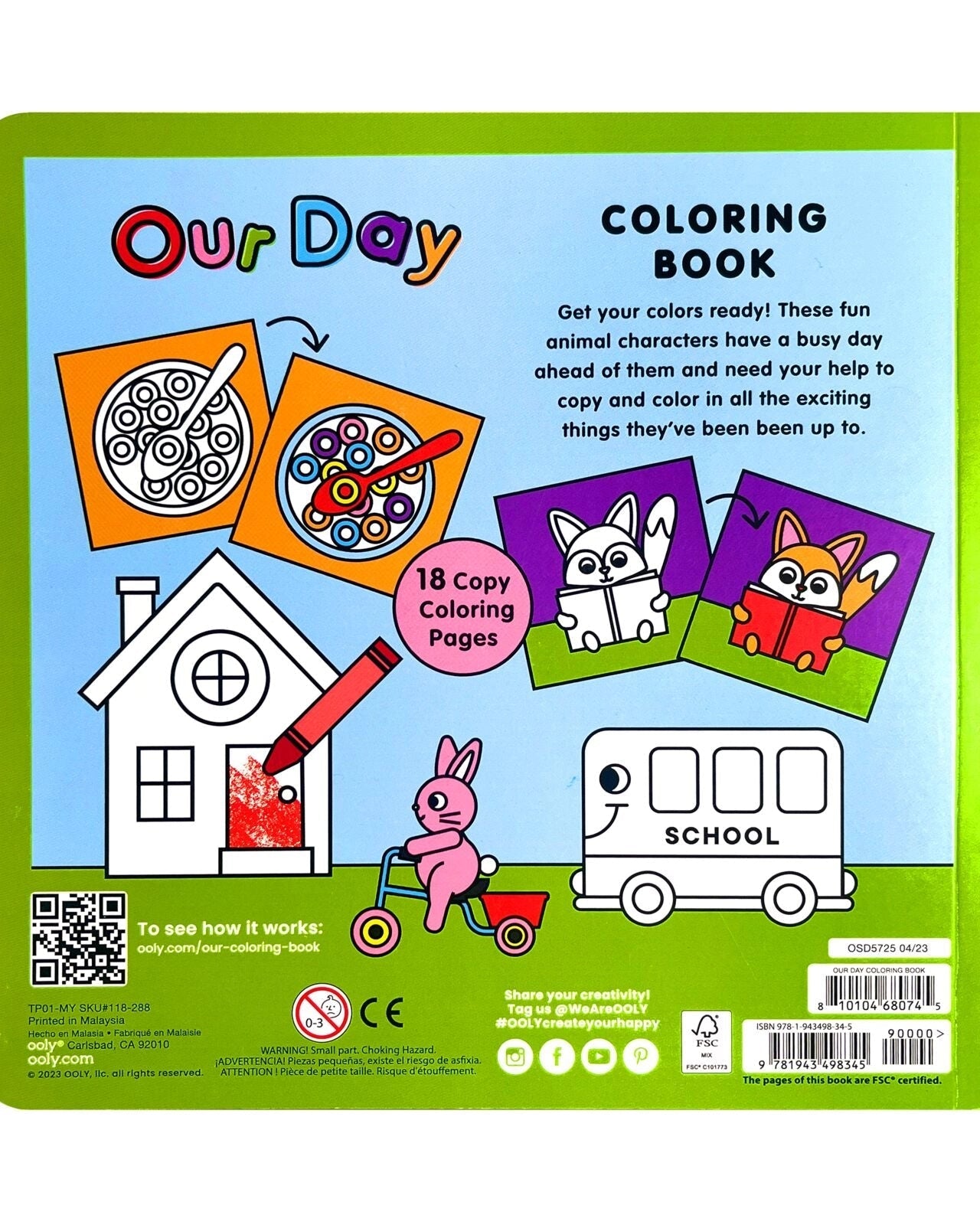 OUR DAY COLORING BOOK