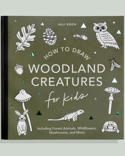 MUSHROOMS + WOODLAND CREATURES - HOW TO DRAW