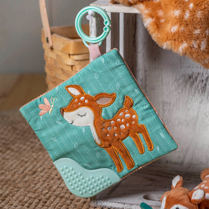 AMBER FAWN CRINKLE TEETHER