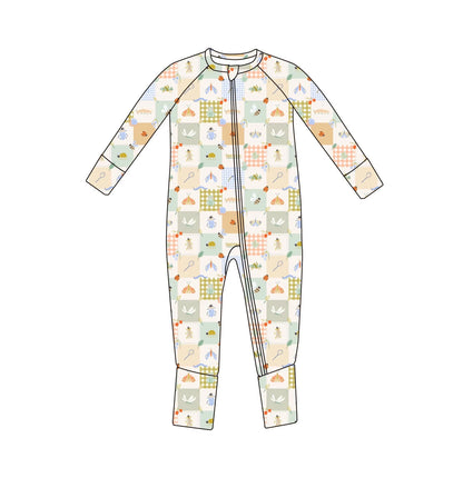 BUGS RIBBED BAMBOO ROMPER