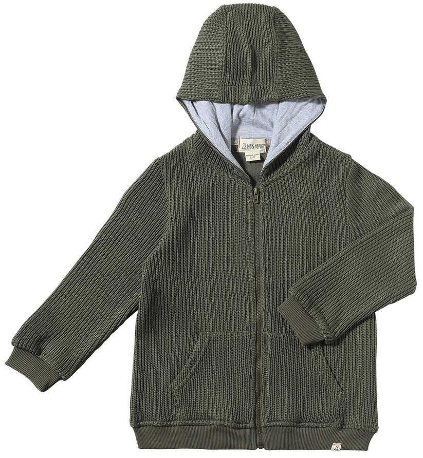 BELLAMY KNITTED HOODED JACKET
