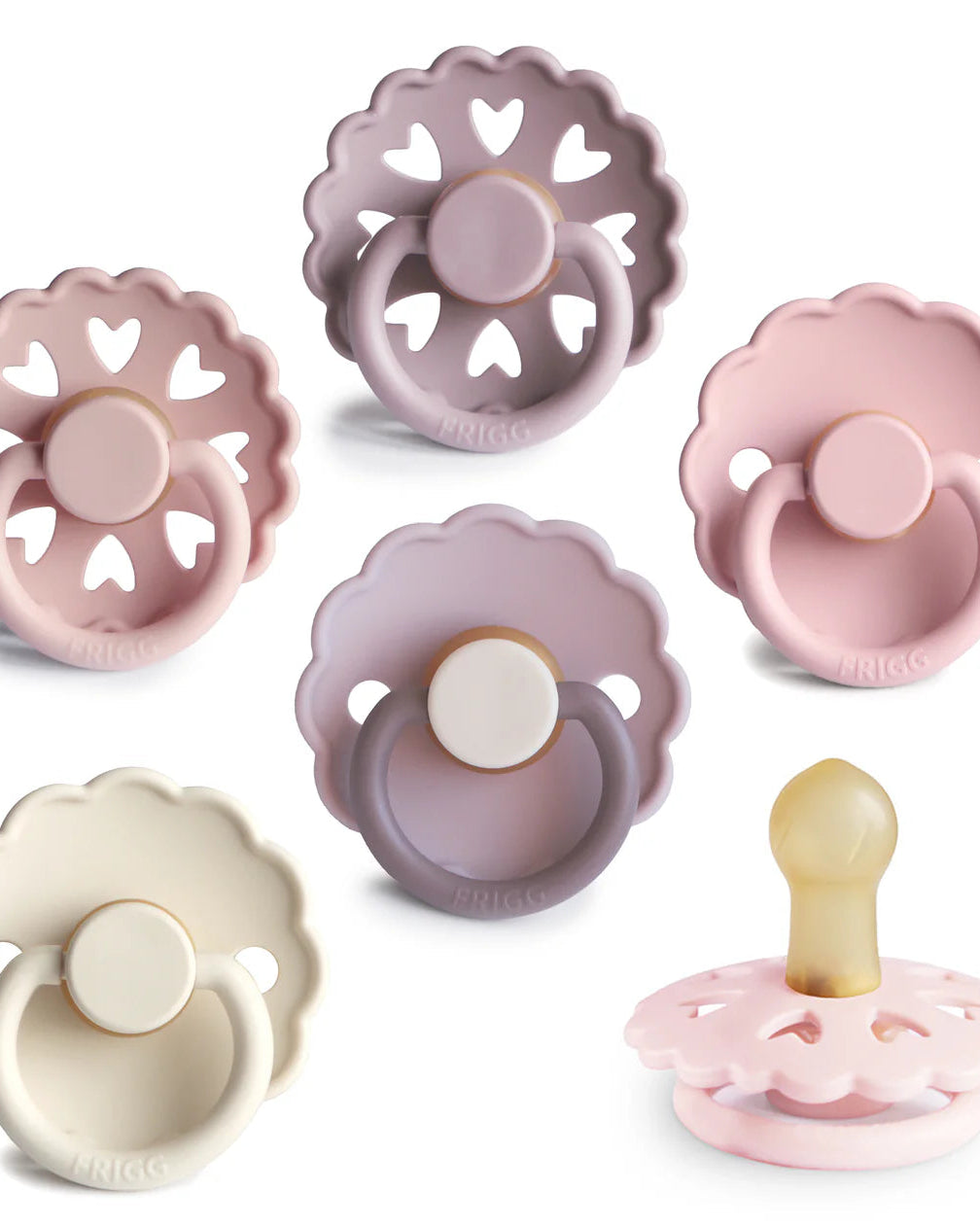 FRIGG BLOOMING LOVE PACIFIER - 6 PACK