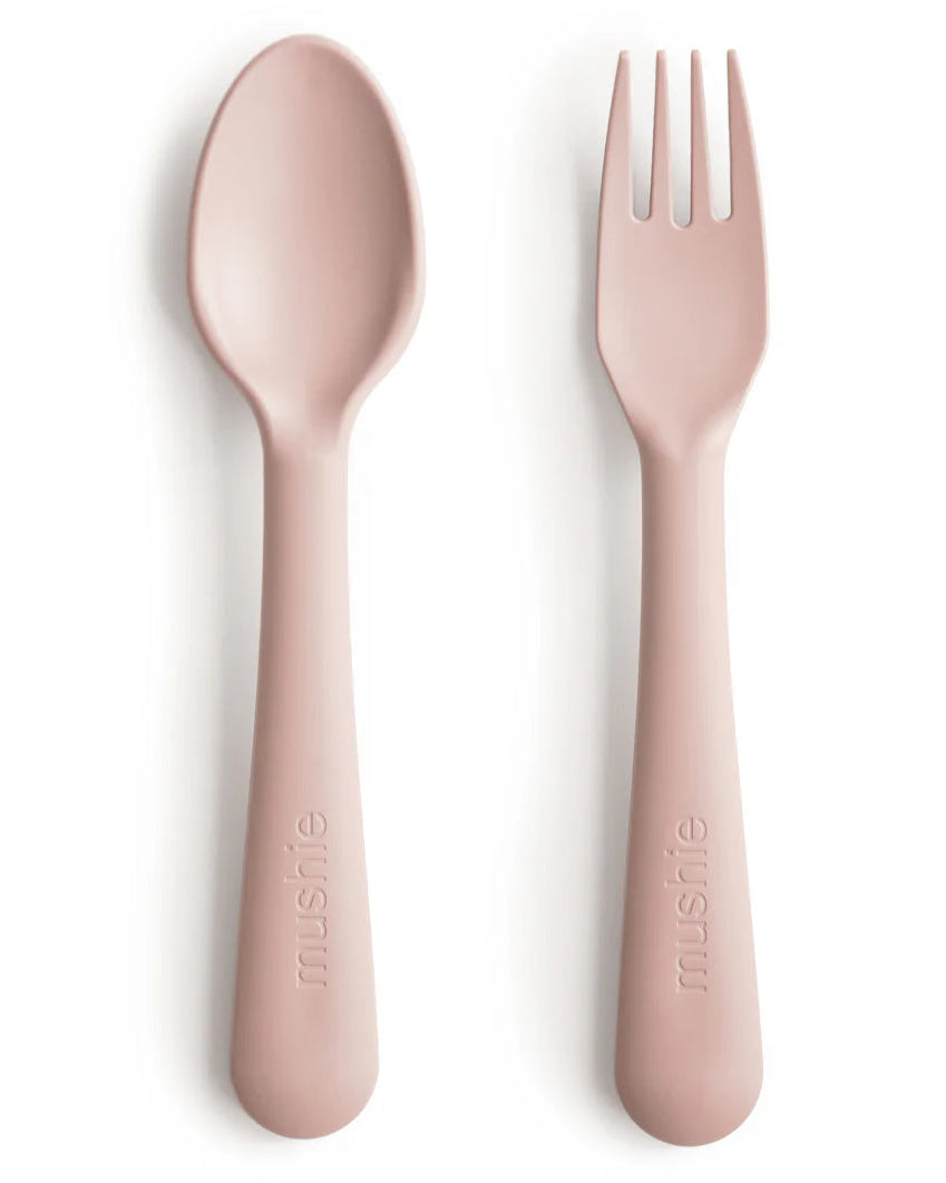 SILICONE SPOON + FORK SET