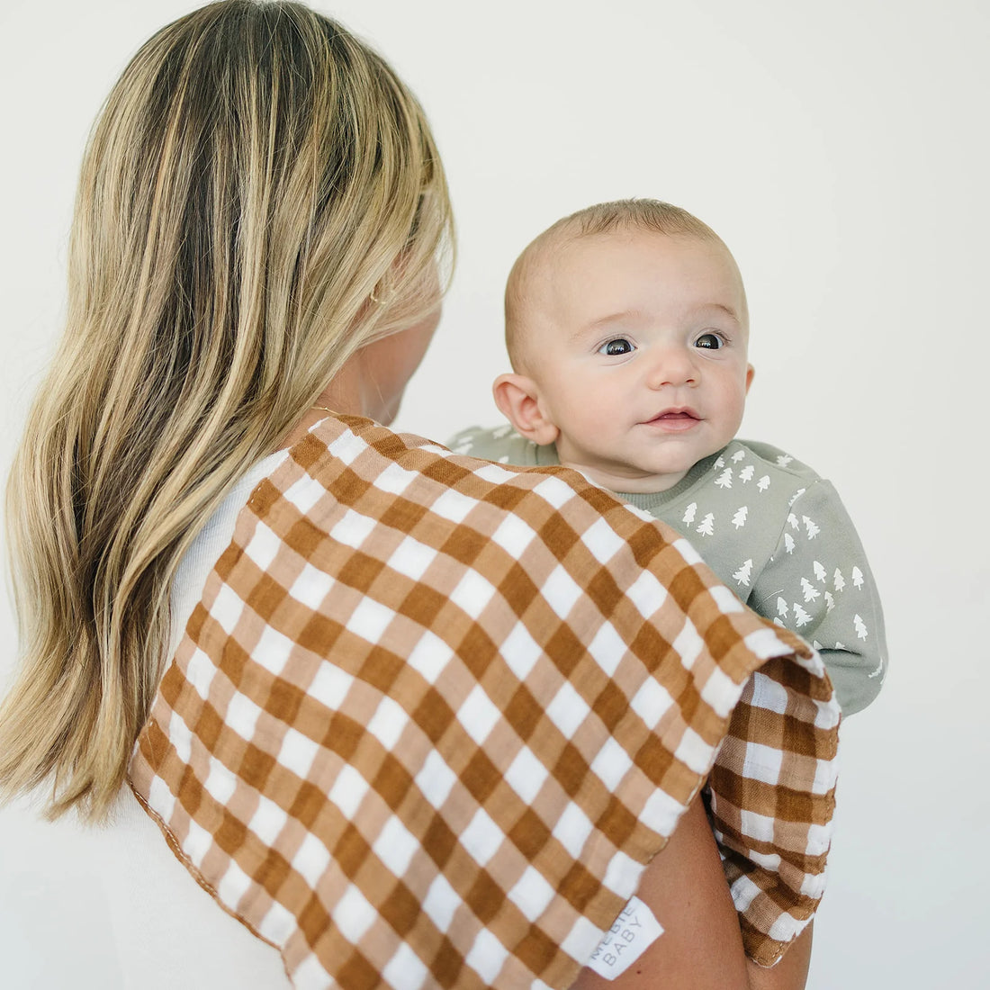 GINGHAM MUSLIN BURP CLOTH