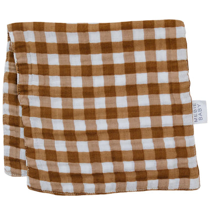 GINGHAM MUSLIN BURP CLOTH