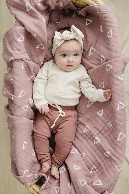 VANILLA ORGANIC LONG SLEEVE BODYSUIT