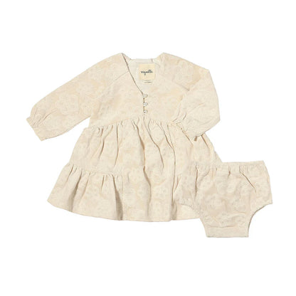 JUNIPER DRESS - EMBROIDERED CREAM