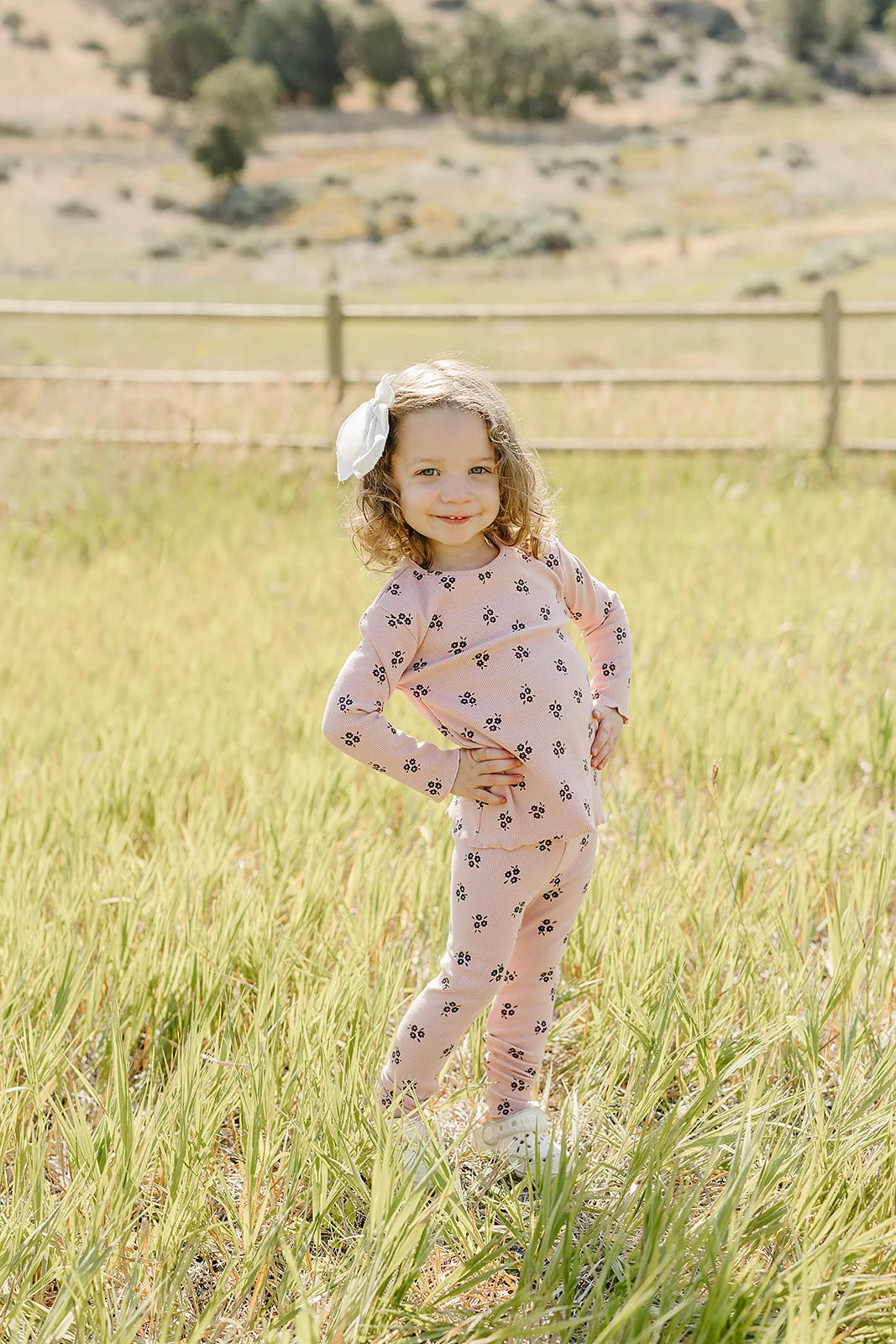 PINK PETALS COTTON SET
