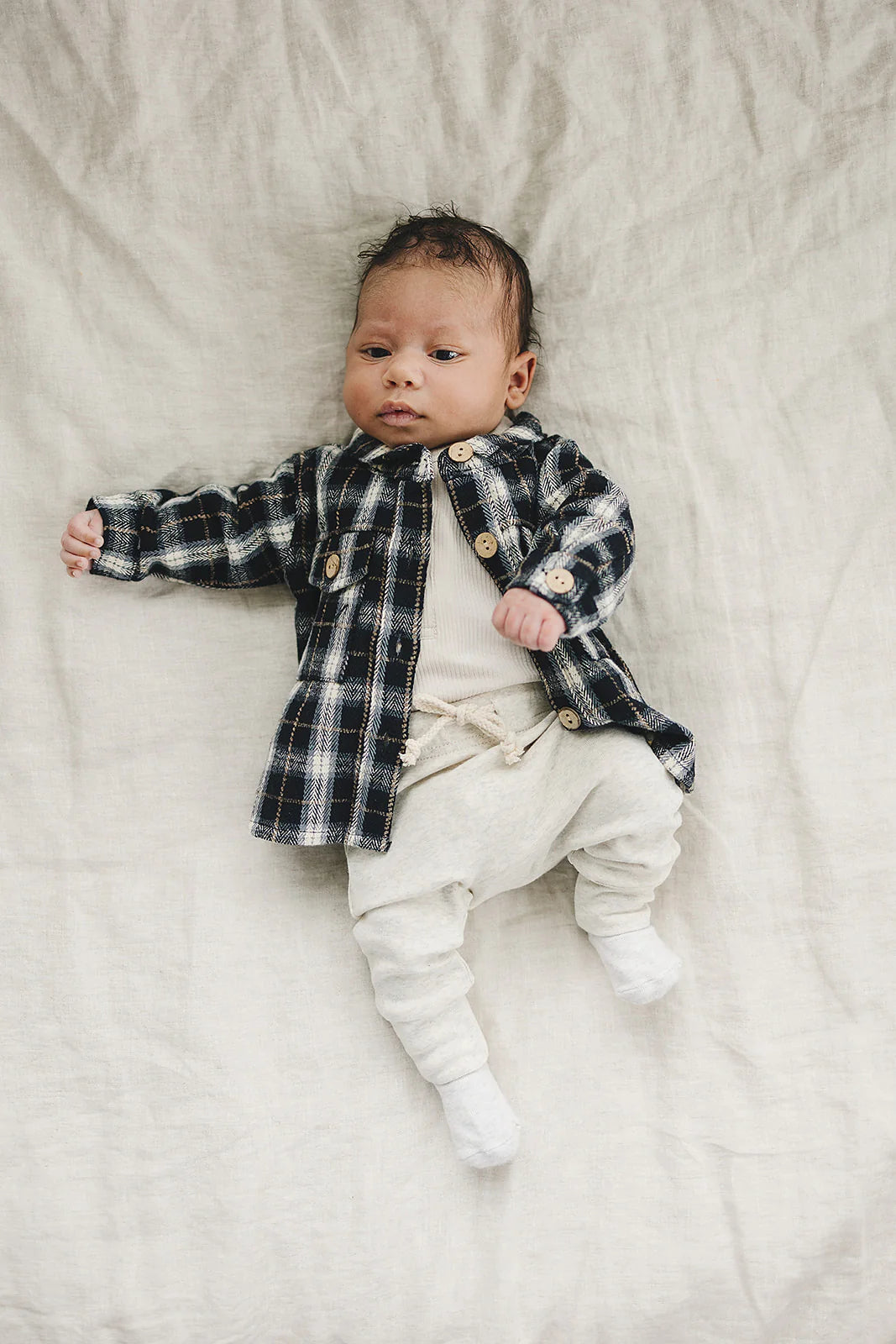 VANILLA ORGANIC LONG SLEEVE BODYSUIT