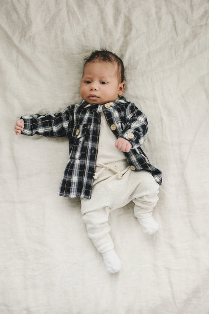 VANILLA ORGANIC LONG SLEEVE BODYSUIT