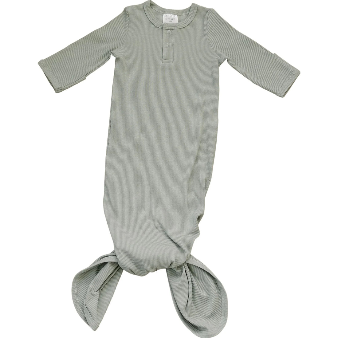 SAGE ORGANIC COTTON KNOT GOWN