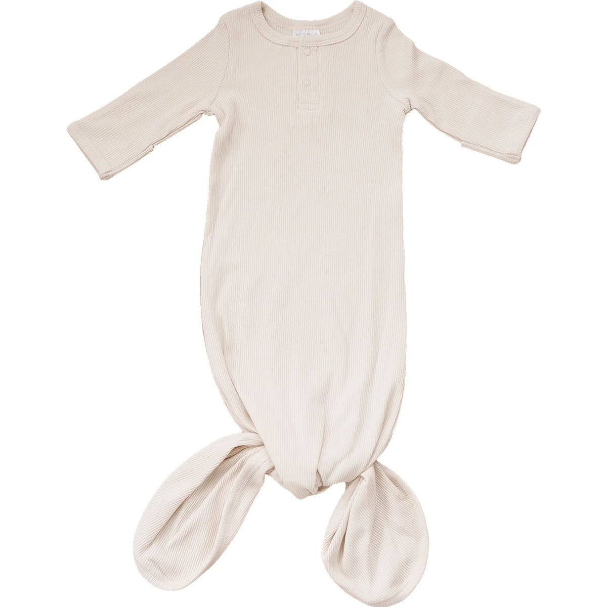 VANILLA ORGANIC COTTON KNOT GOWN