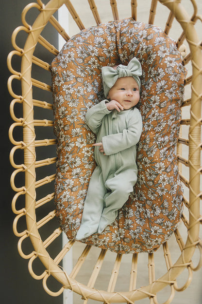 SAGE RIBBED HEAD WRAP