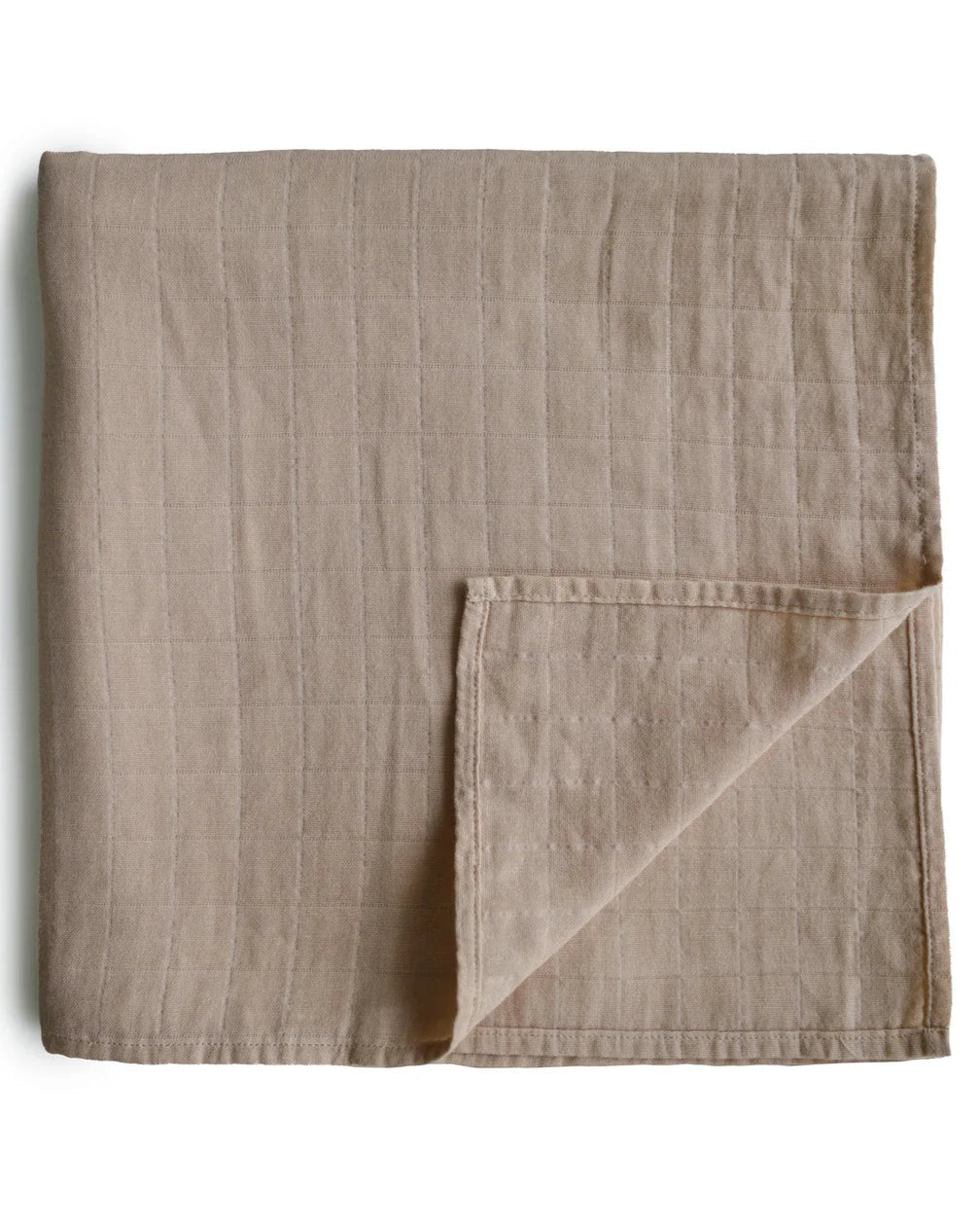 ORGANIC COTTON MUSLIN SWADDLE BLANKET - SOLID COLORS