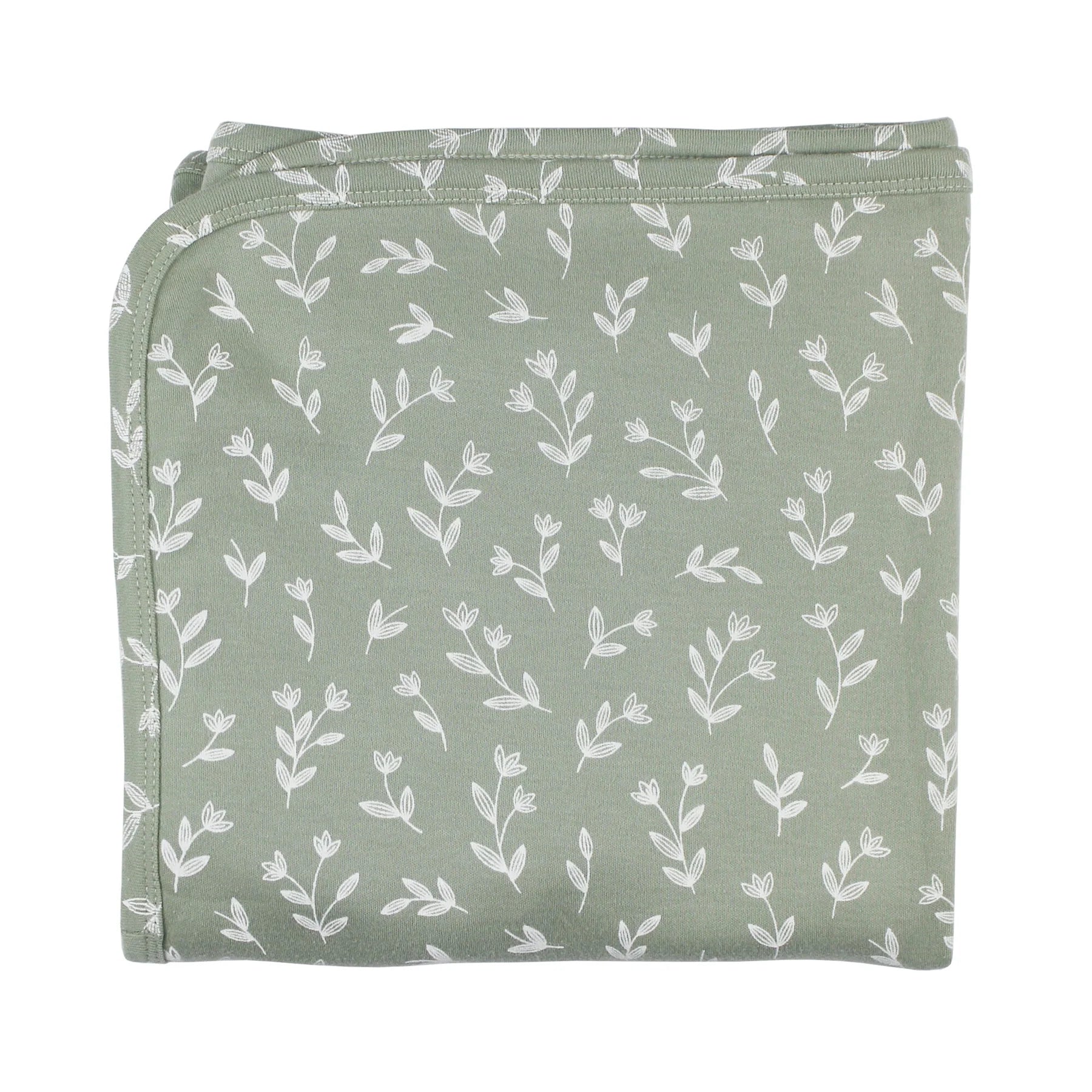 SEAFOAM BLOOM ORGANIC COTTON BLANKET