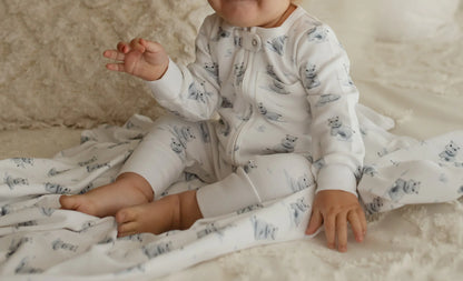 BABY HIPPO FOOTLESS ROMPER