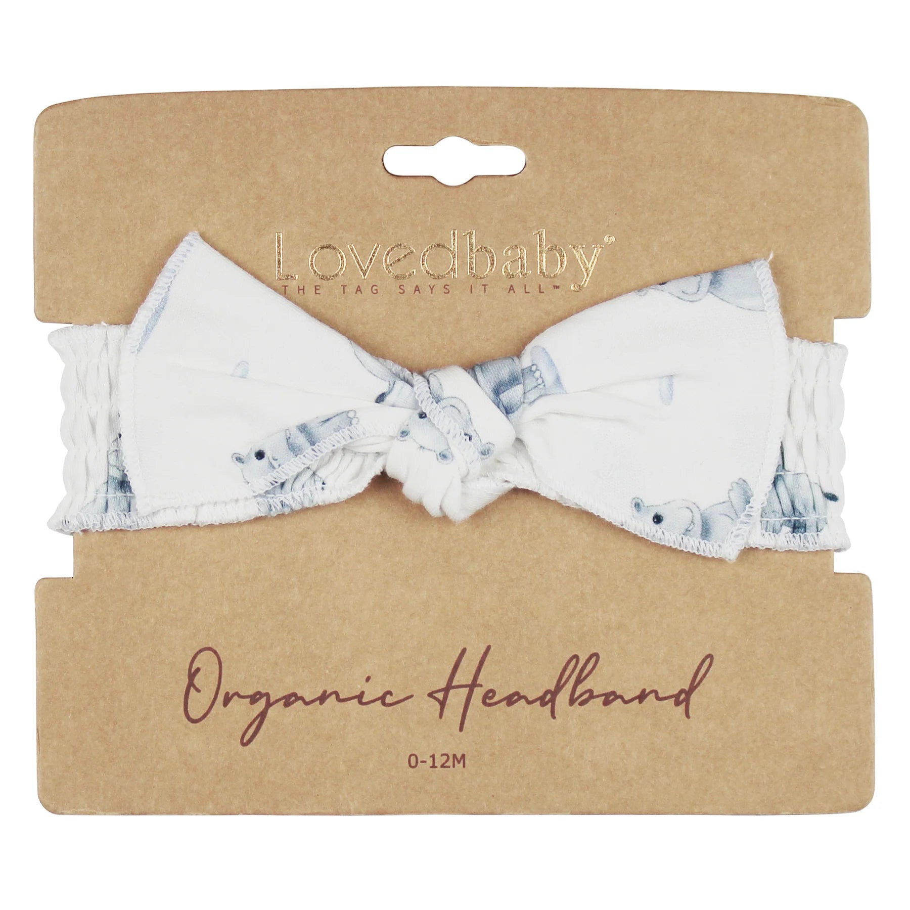 BABY HIPPO ORGANIC COTTON HEADBAND