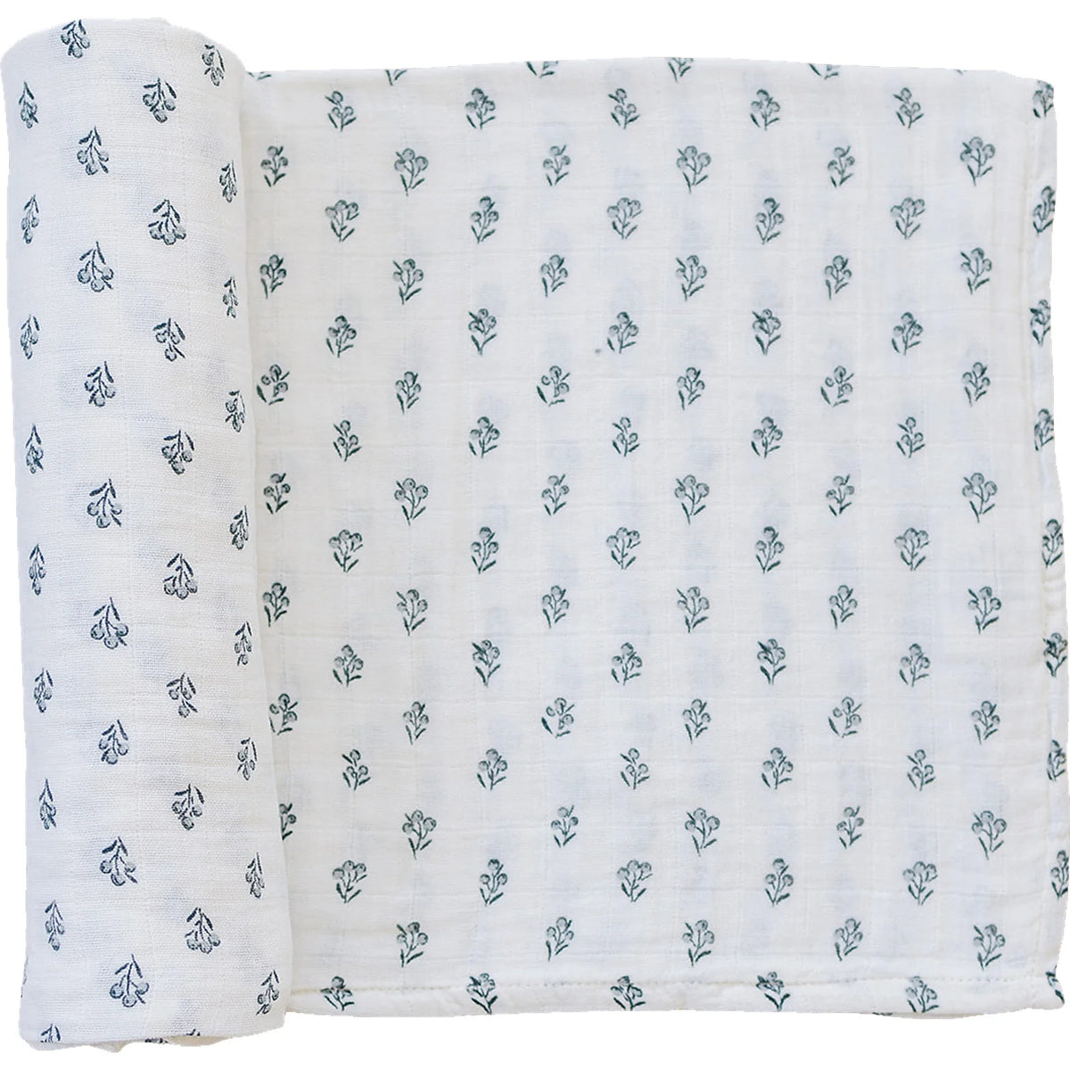 CREAM BERRY MUSLIN SWADDLE BLANKET
