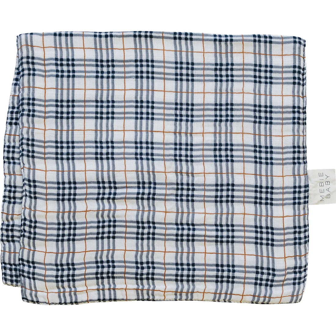 VINTAGE PLAID MUSLIN BURP CLOTH