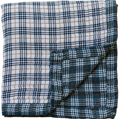 VINTAGE PLAID + NAVY PLAID MUSLIN QUILT