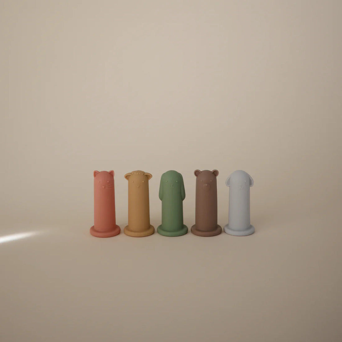SILICONE ANIMAL FINGER PUPPETS