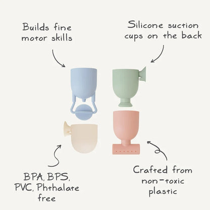 POUR + PLAY BATH SET