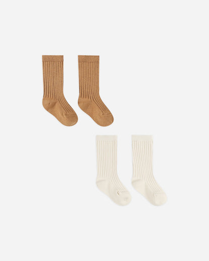 NATURAL + GOLDEN SOCK SET