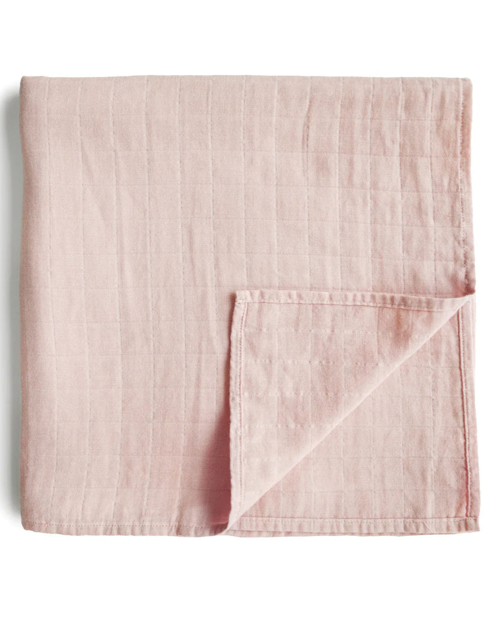 ORGANIC COTTON MUSLIN SWADDLE BLANKET - SOLID COLORS