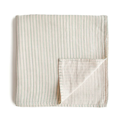 ORGANIC COTTON MUSLIN SWADDLE BLANKET - PRINT