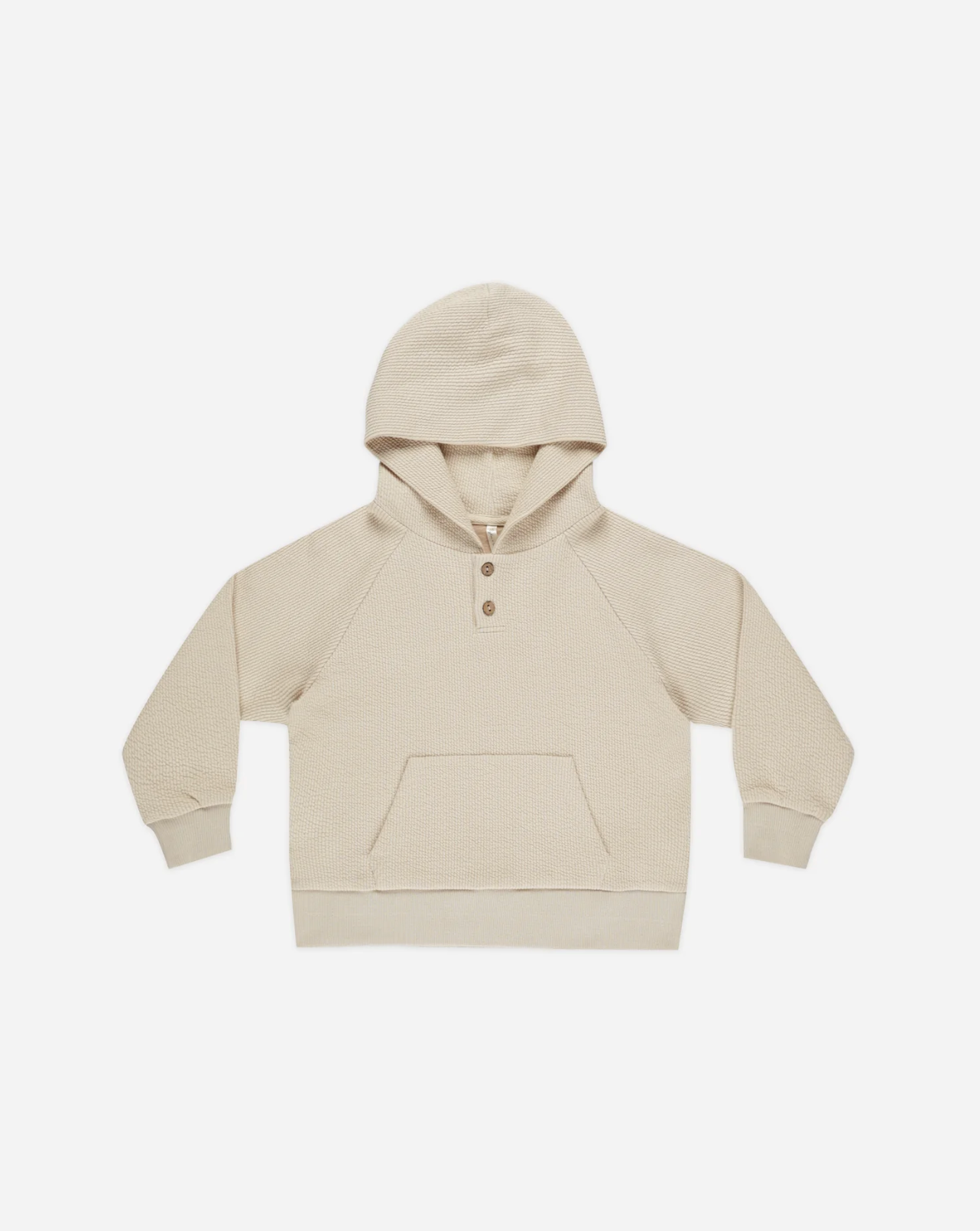 STONE WAFFLE HOODIE