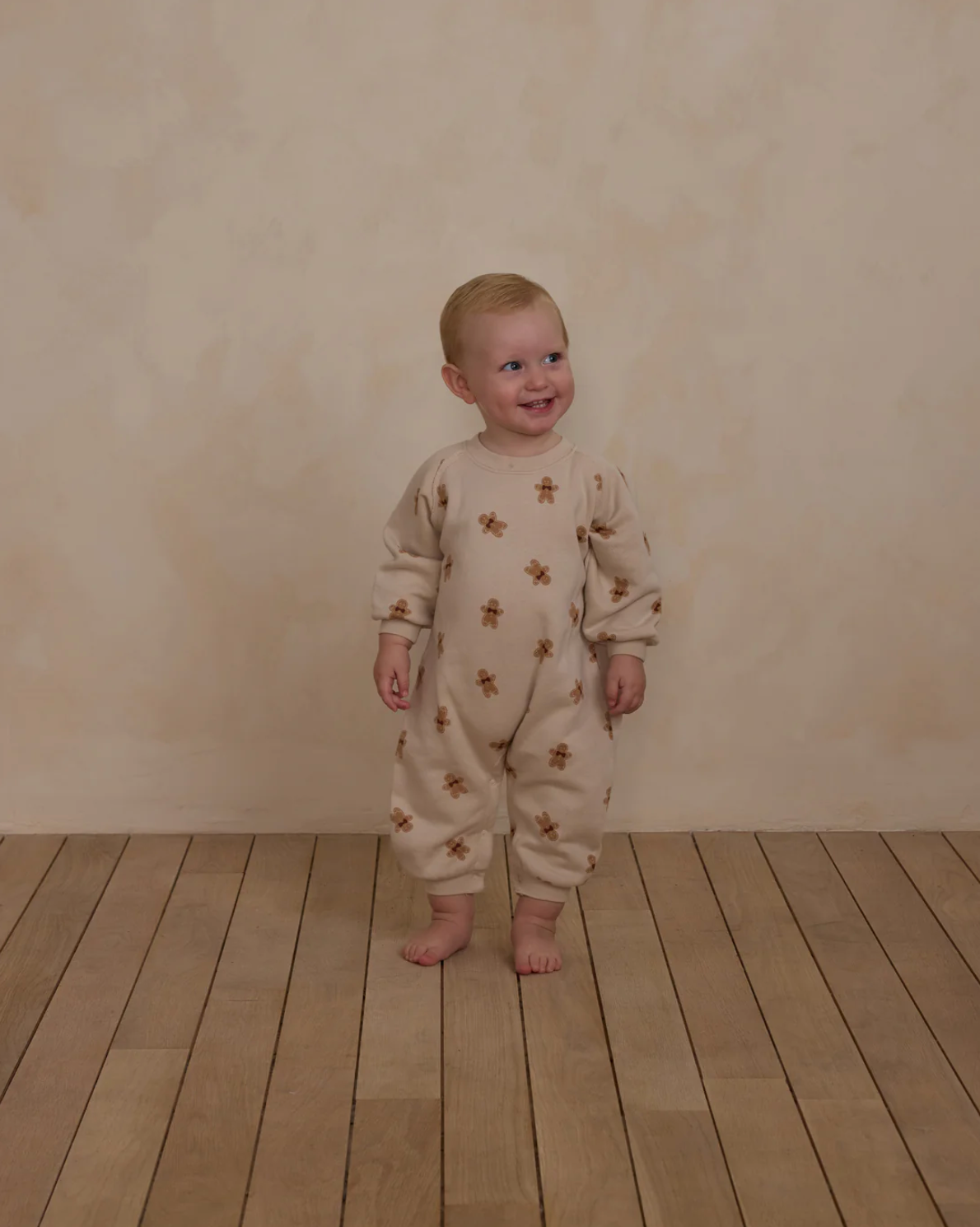 GINGERBREAD RAGLAN JUMPSUIT